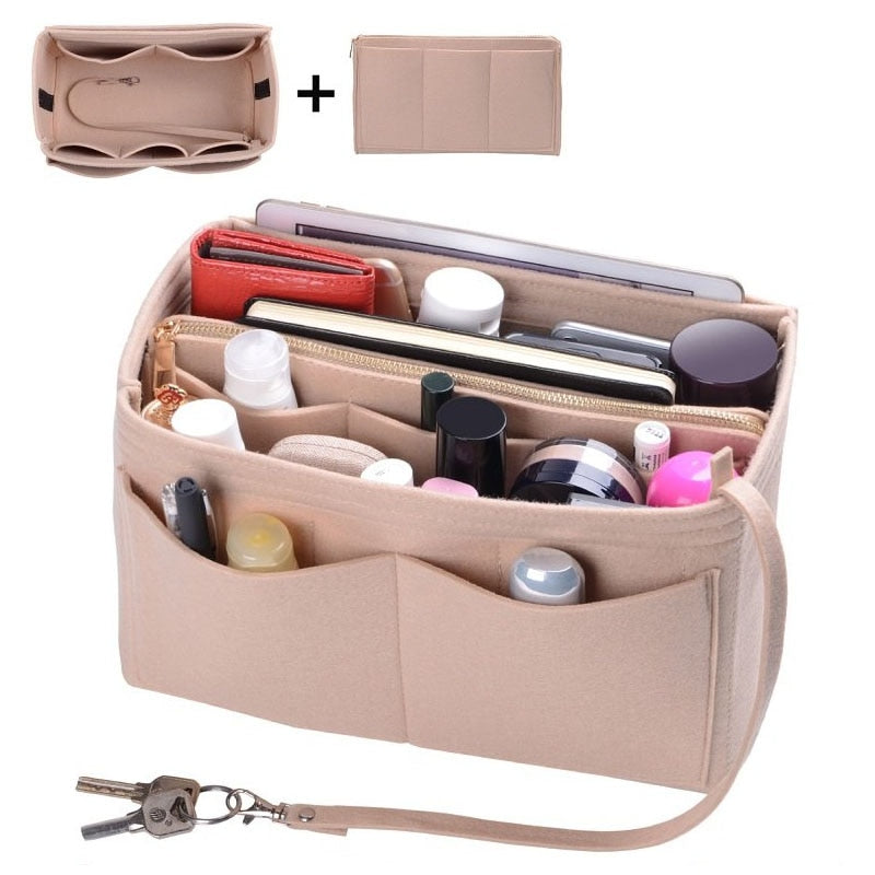 Felt Handbag Insert Organiser